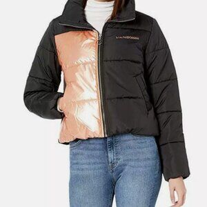 Brand New Womens Vans Foundry Metallic Jacket Black Small